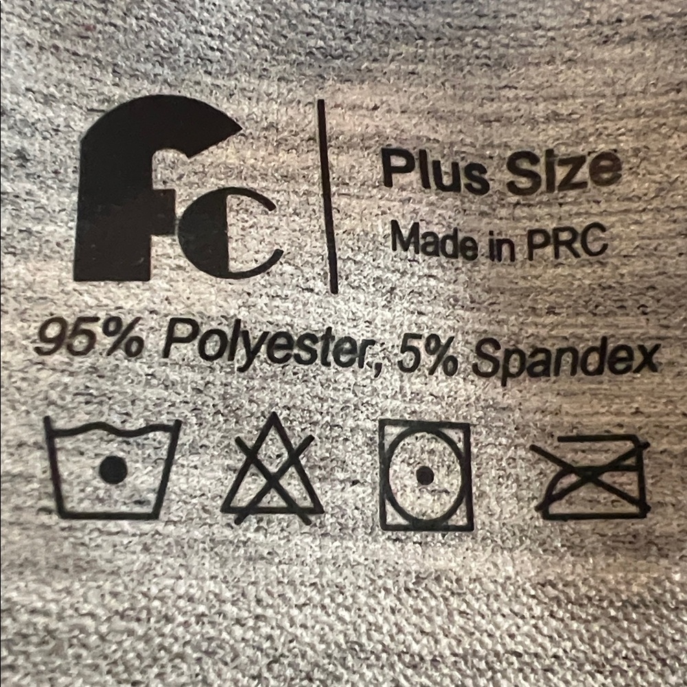 FC Athletic Wear, Gray and Pink Tank Top, Plus Size - Picture 8 of 8